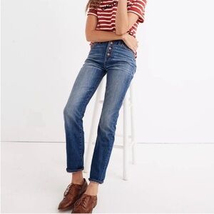 Madewell Perfect Vintage Jean Button Fly High Rise